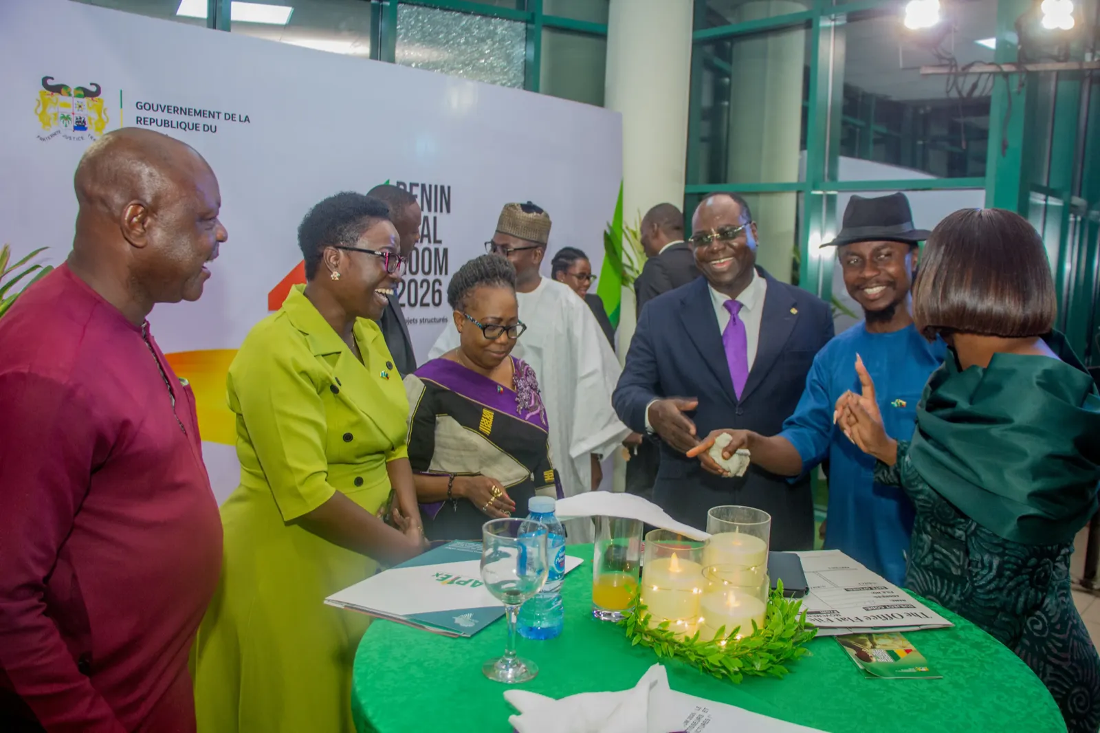 Delegates networking at Benin Deal Room 2026